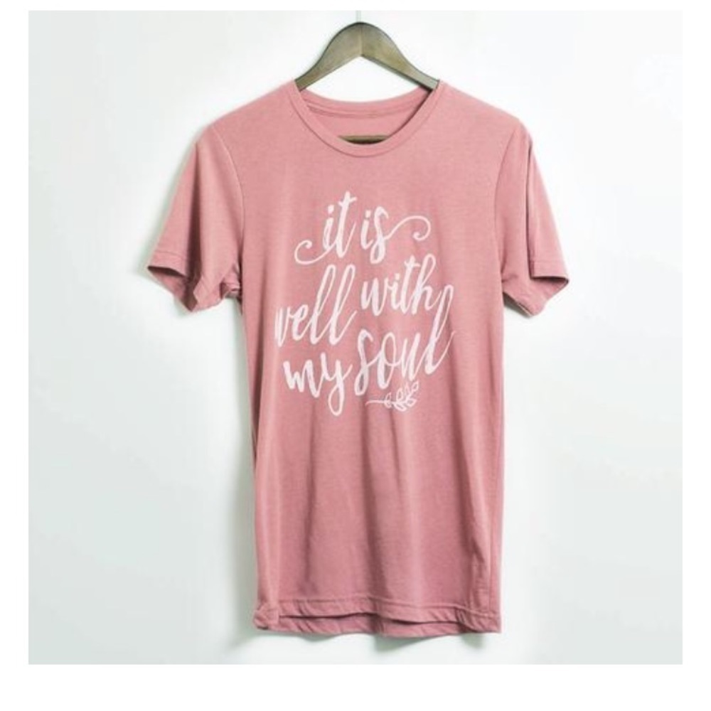 It is well with my soul soft tshirt
